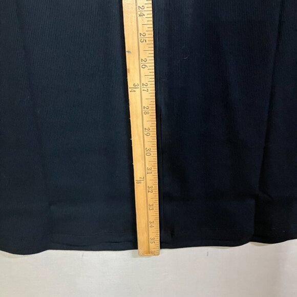 A New Day Women's 1X Black Muscle Tank Mini Knit Dress Sleeveless - Picture 10 of 10